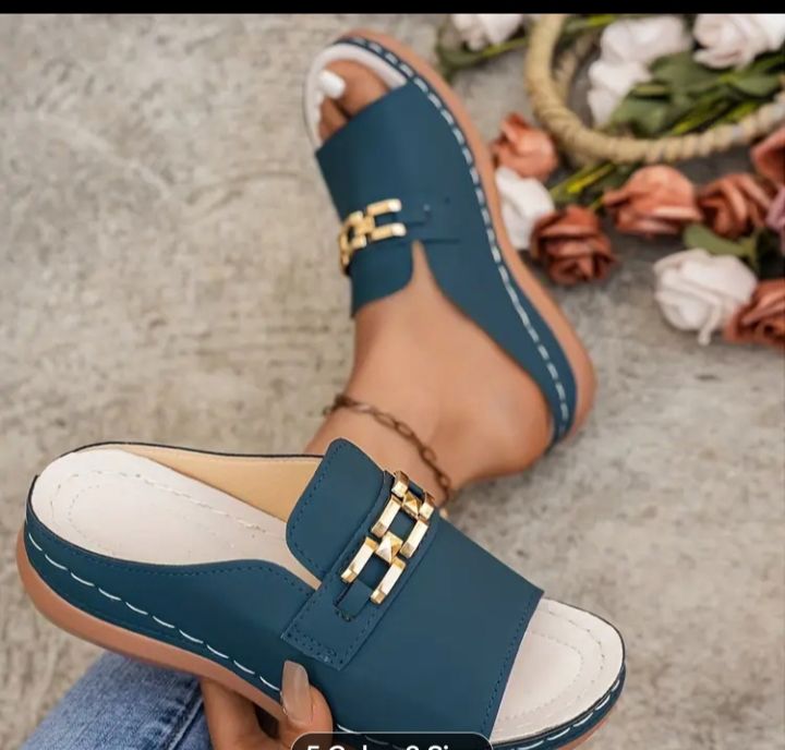 Womens Casual Summer Slide Sandals _thumbnail_0