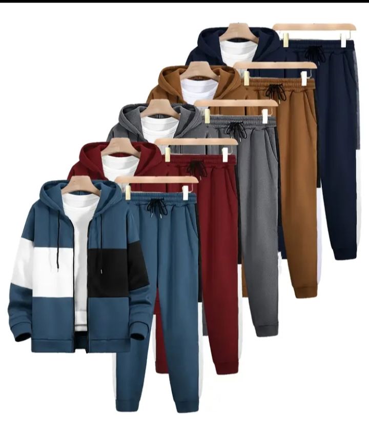 Mens  Athletic 2pcs Tracksuits Set _thumbnail_0